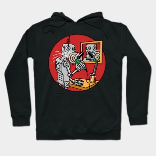 ROBOT SHAVES Hoodie